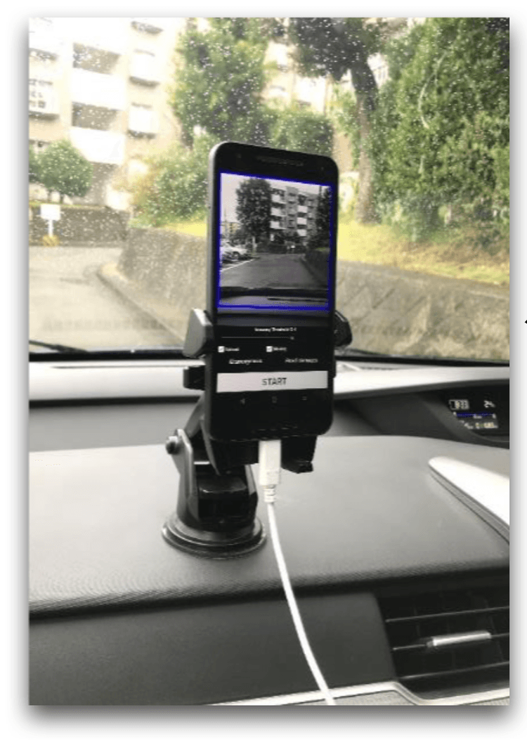 道路路面撮影用アプリ